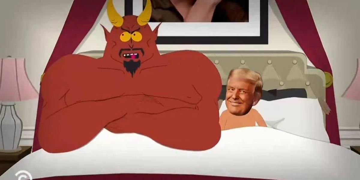 Padrão South Park de deboche.