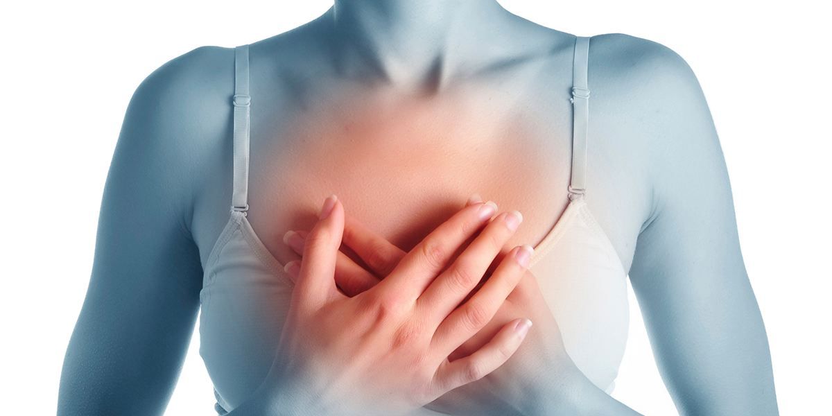 Enfarto em mulheres.