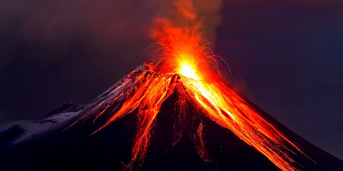 Sobrevivendo a erupções vulcânicas.